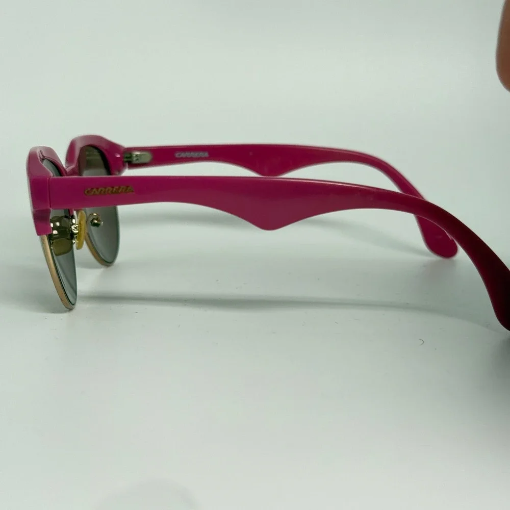 Carrera‎ 6001 Pink Half Rim Sunglasses 51-19-145 Retro Style